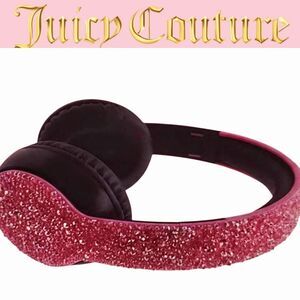 Juicy Couture Rhinestone‎ Bling Wireless Headphones- Pink